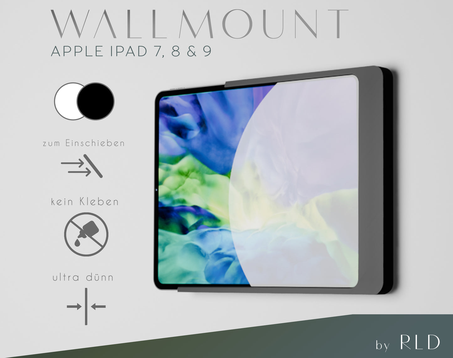 Wandhalterung Apple iPad 7, 8 & 9