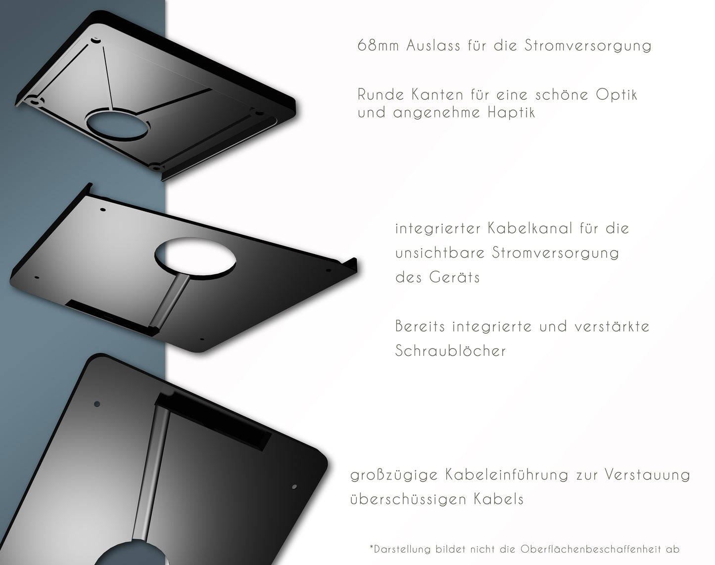 Wandhalterung Apple iPad Pro 12,9“ Generation 5 & 6